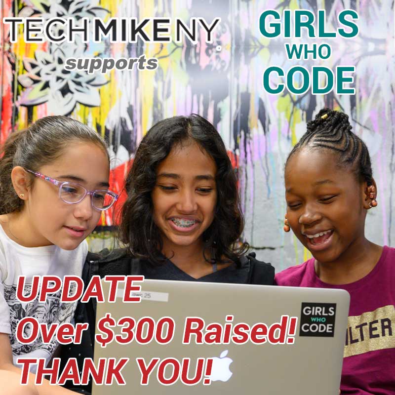 Donate to Girls Who Code with TechMikeNY