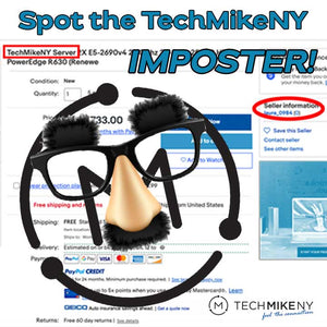 Accept Only The Genuine Article!  How to Spot the TechMikeNY Imposters on Amazon, eBay, and Anywhere Else