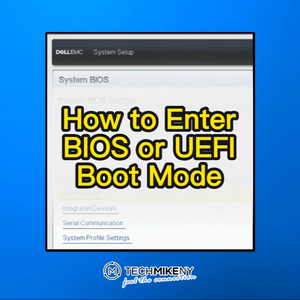 WATCH: How to Enter BIOS or UEFI Boot Mode