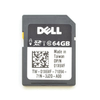 Dell 1X6VF 64GB iDRAC vFLASH C10 SDXC SD Card Module 14 Gen R640 R740 01X6VF