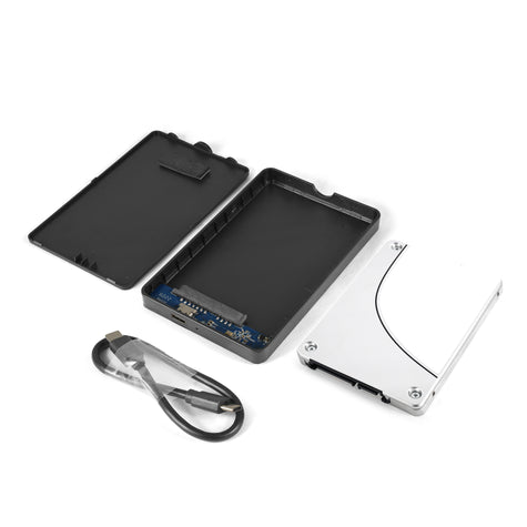 TechMikeNY USB 3.1 Type-C Port 2.5'' Slim SSD Enclosure + 300GB SSD Product Image 1