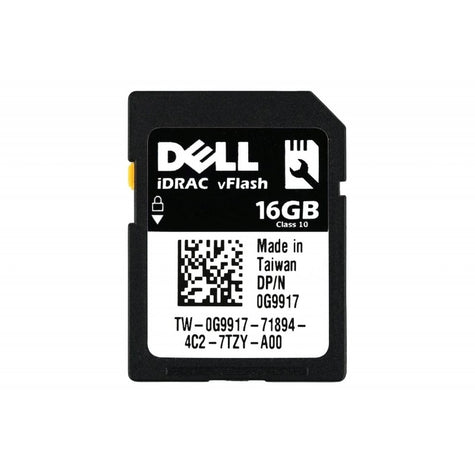 Dell G9917 16GB iDRAC vFlash C10 SDHC SD Card Module 13 Gen R630 R730 0G9917 Product Image 1