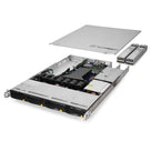Supermicro H12SSW-NT rev 1.01 SC815 4-Bay NVMe SFF Rack-Mountable 1U Server Chassis