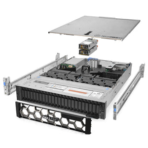Dell PowerEdge R7515 24-Bay Server 3.20Ghz 8-Core 512GB RAM + 43TB Storage Rails
