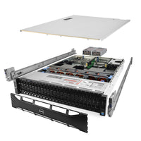 Dell PowerEdge R730xd Server 24-Bay 2.60Ghz 28-Core 256GB RAM 12TB Storage Rails