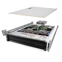 Dell PowerEdge R730xd 24-Bay Server 3.20Ghz 16-Core 256GB RAM 3.2TB SSDs Rails