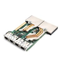 Dell 00D1WT Qlogic QL41162 Dual-Port 10GB RJ-45 + Dual-Port 1GB RJ-45 Gen 3 x8
