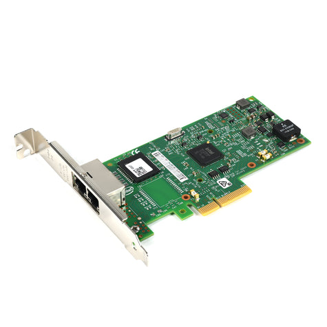Dell 0V5XVT Intel I350-T2 Dual-Port 1GB RJ-45 PCIe 2.1 x4 NIC Product Image 1