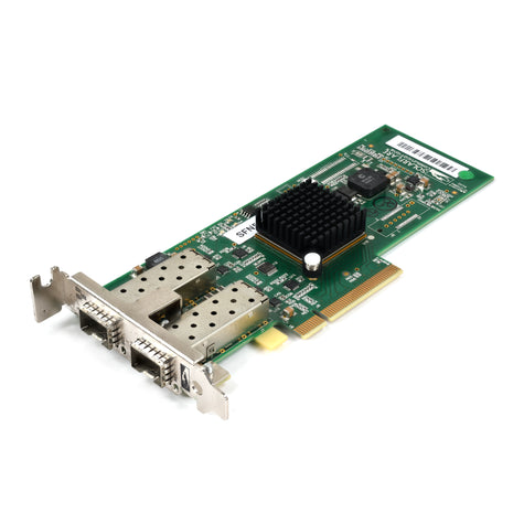 Solarflare S6102 SF329 SFN5122F Dual-Port 10GB SFP+ PCIe 3.0 x8 NIC Half Height Product Image 1