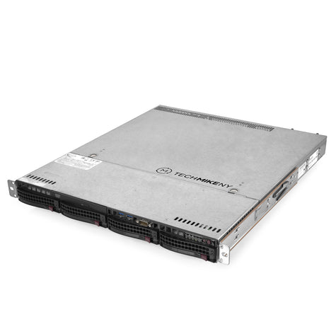 Supermicro Super X11SSH-F SYS-5019SMR 4-Bay SAS / SATA LFF Rack-Mountable 1U Server Chassis