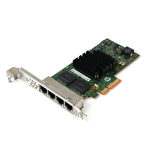 HP 366T Intel I350-T4 Quad-Port 1GB RJ-45 PCIe 2.1 x4 Network Interface Adapter Product Image 1