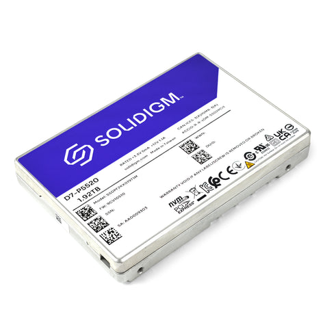New Solidigm D7-P5520 SSDPF2KX019T11Z 1.92TB NVMe TLC RI PCIe 4.0 x4 DC U.2 SSD Product Image 1