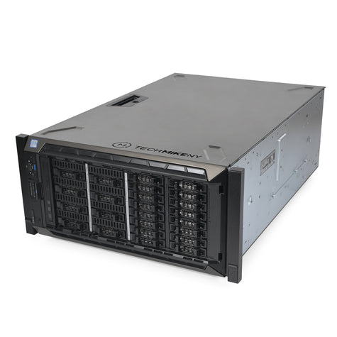 Dell PowerEdge T640 16x SAS / SATA + 8x NVMe SFF Rack-Mountable Tower 5U Chassis