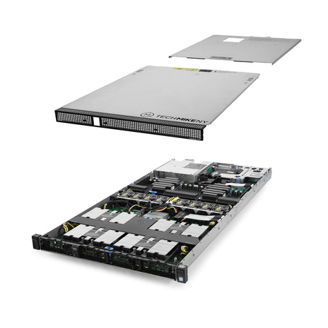 1U GPU-Accelerated-Bay PowerEdge C4140 SXM2 None quarter turn, lid open view TM-C4140-SAP-001